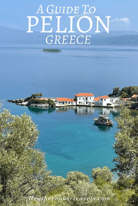 A guide to the Pelion Greece - from the mountains to the sea Santorini Greece Honeymoon, Pelion Greece, Mykonos Travel, Things To Do In Greece, Hotels In Greece, Places To Visit In Greece, Beaches In Greece, Angela Rose, To Do In Greece