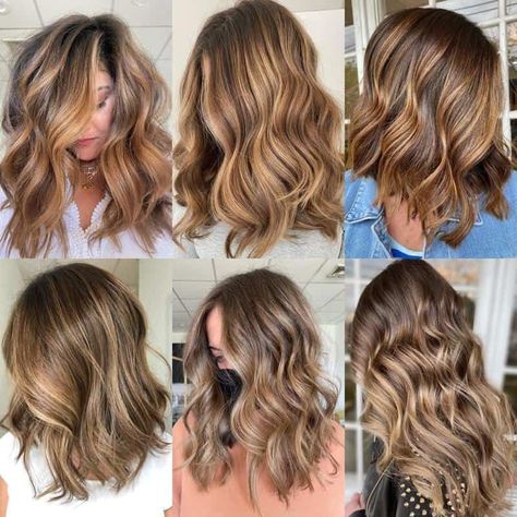 Caramel Hair Colour, Caramel Highlights On Brown Hair, Dark Brown Hair With Caramel Highlights, Golden Highlights Brown Hair, Blonde Highlights Ideas, Highlights On Brown Hair, Brown Hair With Blonde, Caramel Brown Hair, Hair With Blonde Highlights