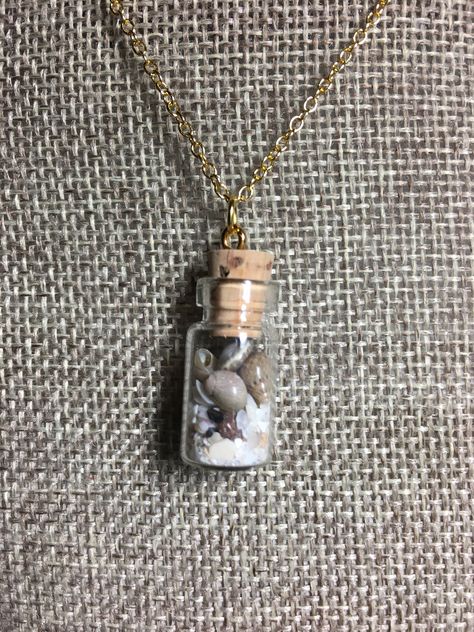 Excited to share the latest addition to my #etsy shop: Tiny shell and sand necklace, Jar Necklace, Sand and Shell Jar Necklace, Beach Necklace, Bottle Necklace, Florida Sand #jewelry #necklace #shell #beachtropical #round Shell Jar, Sand Jewelry, Jar Necklace, Sand Necklace, Shells And Sand, Necklace Shell, Beach Necklace, Syracuse Ny, Beach Diy