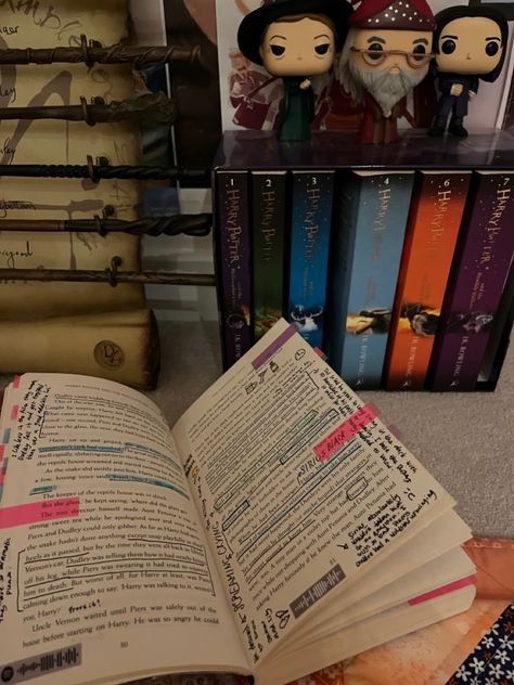 Harry Potter Books Annotated, Annotate Harry Potter, Annotating Harry Potter Books, Harry Potter Annotation Key, Harry Potter Annotation, Book Annotating, Annotating Books, Annotated Books, Hp Book