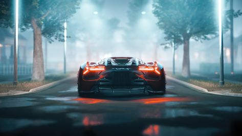 Lamborghini Terzo, Digital Art Wallpaper, 5k Wallpaper, Book Carts, Live Wallpaper For Pc, Rain Shadow, Neon Car, Hd Widescreen Wallpapers, 4k Wallpapers For Pc