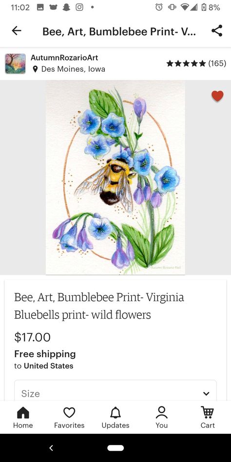 Virginia Bluebell Tattoo, Bluebell Tattoo, Virginia Bluebells, Bumble Bee Print, Des Moines, Tattoo Drawings, Wild Flowers, Virginia, Bee