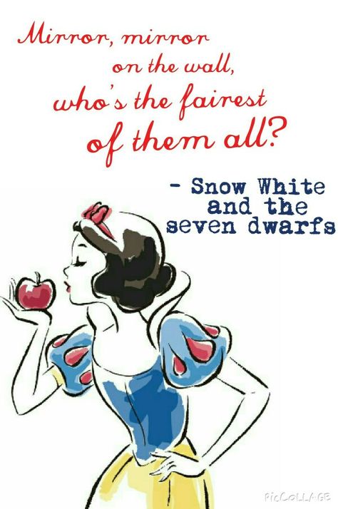 - Snow White and the seven dwarfs Snow White Quotes Inspiration, Snow White Captions, Snow White Quotes, Snow White Prince, Disney Quote, Disney Princess Tiana, Princess Quotes, White Quotes, I Love Snow