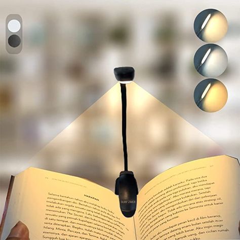 Books In Bed, Book Light Clip, Bed Led, Record Shelf, Reading Lights, Led Reading Light, Book Light, Light Clips, Travel Pack