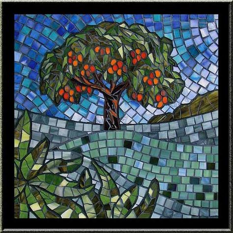 Mosaic Quilt, Mango Tree, Mosaic Ideas, Food Forest, Crafty Things, Tree Art, Mosaic Art, Stained Glass, Origami