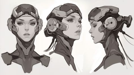 ArtStation - +320 Sci-Fi Female Sketch Reference(4k) Female Art Reference Drawing, Female Sci Fi Character Design, Female Sketch Reference, Sci Fi Character Concept Art, Female Back Reference, Cute Female Character, Scifi Armor Concept Art Female, Cyberpunk Female Character Design, Sci Fi Female Character Art