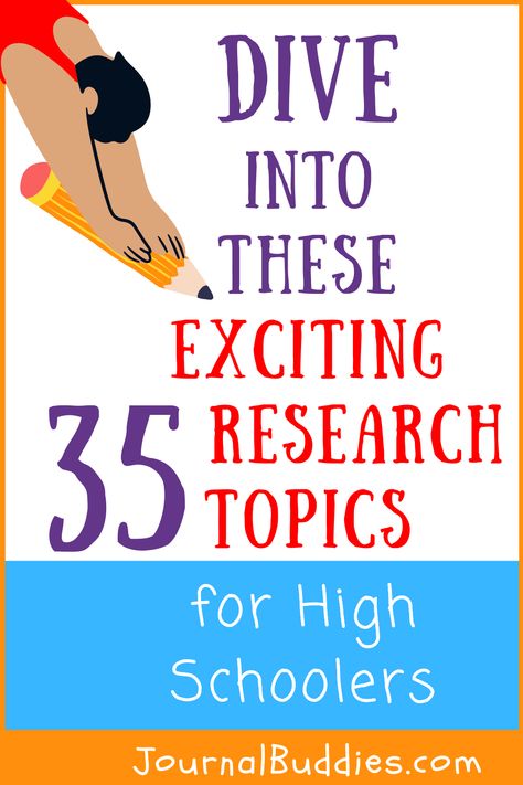 Research Ideas For High School, Research Topics Ideas High Schools, How To Research A Topic, Interesting Topics To Research, Research Topics Ideas, Writing Elementary, College Essay Topics, Research Topics, Journal Prompts For Kids