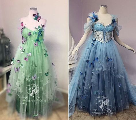 Firefly Path, Fairy Outfit, Fairy Dresses, Fairy Clothes, Diy Costume, Fantasy Dresses, Fantasy Gowns, Fairy Fashion, Couture Designers