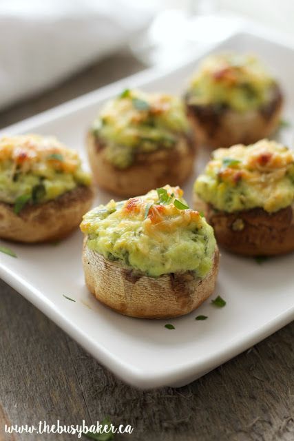 Stuffed Mushrooms Easy, Best Brunch Recipes, Spinach And Ricotta, Mushroom Recipes, Appetizers Easy, Pencil Art, Veggie Recipes, Appetizer Snacks, Brunch Recipes