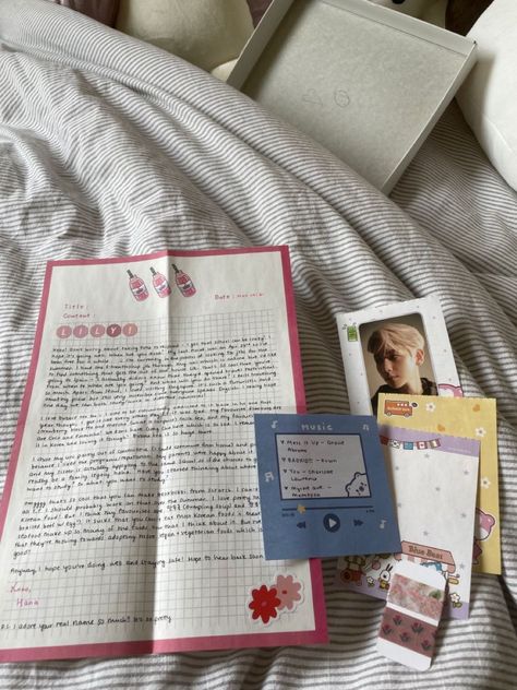 Boyfriend Mail Ideas, Cute Card Ideas Aesthetic, What To Include In A Letter, Handwritten Letters Ideas, Handmade Letters Ideas, Handwritten Letters Aesthetic, Cute Letter Ideas, Cute Handwritten Letters, Aesthetic Bullet Journal