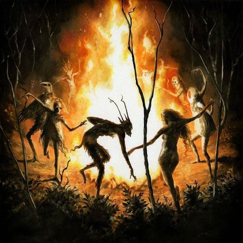 41 Strange on Twitter: "Artwork by American contemporary painter Esao Andrews… " Fire In The Woods, Esao Andrews, Circa Survive, Horror Vintage, Arte Peculiar, Occult Art, Arte Obscura, Witch Art, Wow Art