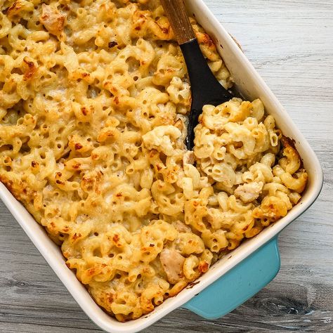 Easy Tuna Mac And Cheese, Tuna Casserole With Kraft Mac And Cheese, Mac And Cheese With Tuna, Tuna Mac And Cheese, Minnesota Hot Dish, Baked Mac And Cheese Recipe, Boxed Mac And Cheese, Tuna Salad Pasta, Tuna Noodle Casserole