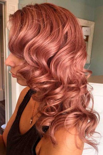 Gold Hair Formula, Rose Gold Hair Formula, Rose Gold Hair Color Formula, Dark Rose Gold Hair, Rose Blonde Hair, Rose Hair Color, Rose Gold Hair Color, Gold Hair Color, Rose Blonde