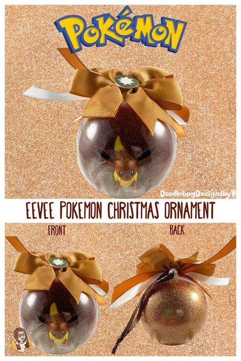 Eevee Christmas, Pokemon Christmas Ornaments, Pokemon Figurine, Pokemon Ornaments, Pokemon Christmas, Video Game Crafts, Toy Character, Game Crafts, Pokemon Ideas