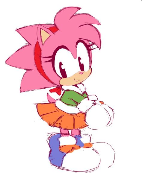 Amy Rose Hedgehog, Rosy The Rascal, Sonamy Comic, Shadow And Amy, Amy The Hedgehog, Sonic Mania, Classic Sonic, Sonic And Amy, Sonic Fan Characters