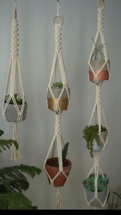 Diy Macrame Plant Hanger Pattern, Macrame Plant Hanger Tutorial, Macrame Plant Hanger Patterns, Macrame Hanging Planter, Planter Indoor, Macrame Knots Pattern, Diy Macrame Plant Hanger, Macrame Wall Hanging Diy, Diy Plant Hanger