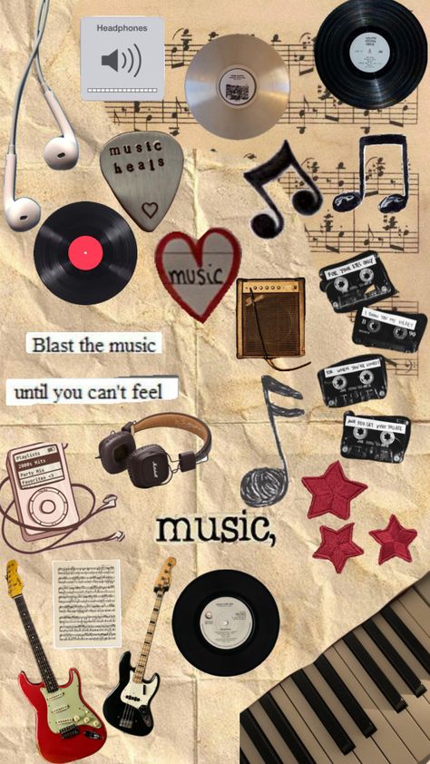 Music Homescreen, Music Project, Music Things, Music Collage, Anime Printables, Music Headphones, Dark Romance Books, Party Mix, Music Images