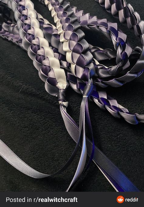 Diy Hand Fasting Ribbon, Diy Handfasting Ribbon, How To Make Handfasting Cords, Diy Handfasting Cord How To Make, How To Make A Handfasting Cord, Diy Hand Fasting Cord, Handfasting Cords Diy How To Make, Hand Fasting Cord Diy, Handfasting Cords Diy