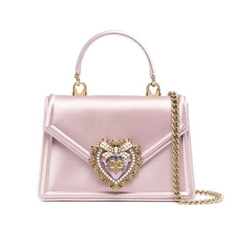 Dolce & Gabbana Bolsa transversal Devotion mini de cetim mini pink bag Womens Designer Bags, Mini Pink, What In My Bag, Luxury Purses, Fancy Bags, Vogue Russia, Pretty Bags, Dolce E Gabbana, Designer Crossbody Bags