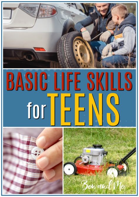 Life Skills For Teens, Basic Life Skills, Life Skills Class, Life Skills Lessons, Teaching Life Skills, Raising Teenagers, Parenting Classes, School Information, Homeschool High School