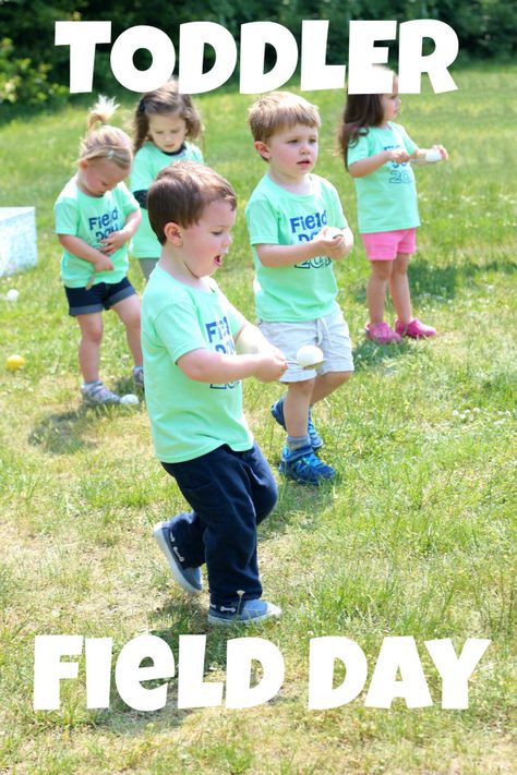 toddler field day {outdoor activity day for pre-preschoolers} Preschool Sports Day Ideas, Sports Day Games For Adults, Team Building Activities For Adults, Sports Day Games, Sports Day Activities, Outdoor Games For Preschoolers, Field Day Activities, Field Day Games, Olympic Games For Kids