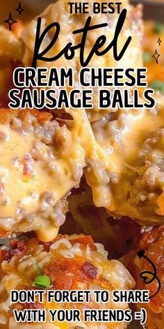 Rotel Cheese Sausage Balls, Rotel Cream Cheese Sausage Balls Keto, Rigel Cream Cheese Sausage Balls, Rotel Cream Cheese Balls, Appetizer Recipes Sausage, Dipping Sauce For Sausage Cheese Balls, Total Cream Cheese Sausage Balls, Royal Cream Cheese Sausage Balls, Meals With Cream Cheese Dinners