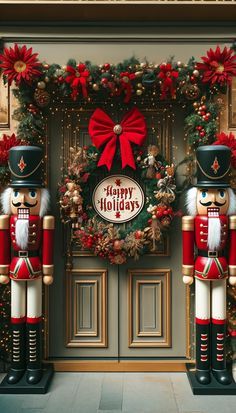 #BEAUTY, #RELATIONSHIPS #Fashion #Animals #Outfits #Winter Outfits #Animals Christmas Decorations Door, Christmas Tree Decorations Items, Christmas Entrance, Nut Crackers, Diy Christmas Door, English Articles, Christmas Wallpaper Backgrounds, Door Entrance, Christmas Front Doors