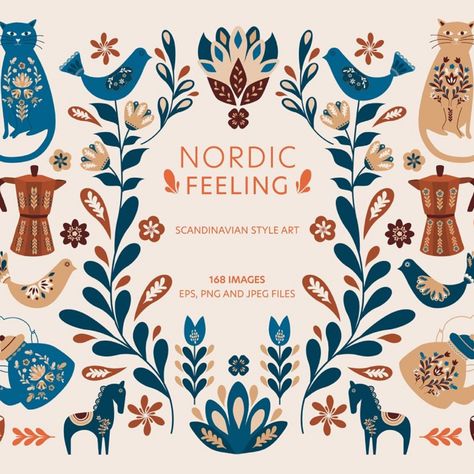 Scandinavian Christmas Bundle Hygge Inspiration, Christmas Scandinavian, Christmas Palette, Print Design Trends, Hygge Christmas, Art Advertisement, Graphic Design Ads, Christmas Graphics, Nordic Christmas