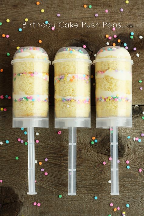 Push Pops Recipes, Push Pop Desserts, Push Cake, Cake Push Pops, Push Up Pops, Cakes For Sale, Up Cake, Torte Cupcake, Push Pops