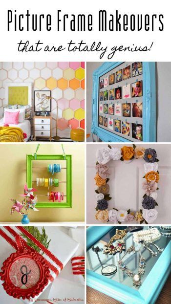 Repurpose Picture Frames, Picture Projects, Picture Frame Projects, Recycled Ideas, Art Methods, Picture Walls, Recycling Art, Room Decor Crafts, Repurposing Ideas