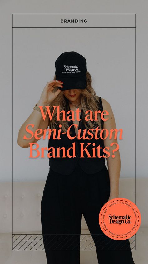 Have you ever heard of premade branding, semi-custom brand kits or branding kits? Find out what they are and how they're different from branding services Semi Custom Branding, Brand Kits, Premade Branding Kit, Branding Kits, Premade Branding, Schematic Design, Web Design Studio, Branding Tips, Creative Business Owner