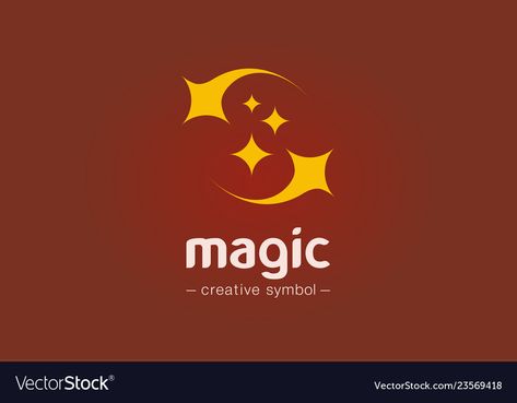 Magic Logo Design, Magical Logo, Creative Symbol, Symbol Magic, Wizard Tower, Magic Logo, Star Vector, Laser Logo, Star Logo Design