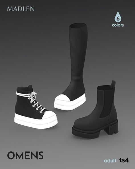 Omens Set | Patreon Sims4 Cc Shoes Male Patreon, Sims 4 Rick Owens, Sims4 Rick Owens Cc, Rick Owens Shoes Sims 4 Cc, Sims 4 Cc Rick Owens, Sims 4 Boots Patreon, Ts4 Cc Rick Owens, Sims 4 Cc Shoes Boots Patreon, Sims4 Rick Owens