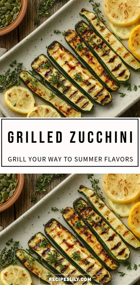 Discover the vibrant flavors of summer with my easy grilled zucchini recipe! These perfectly charred slices are infused with lemon and fresh herbs, making them a delightful side dish or light snack. Join me as I savor every bite and celebrate the season's bounty! Grilled Zucchini Recipes, Zucchini Recipe, Grilled Zucchini, Light Snacks, Summer Essential, Grilling Recipes, Fresh Herbs, Summer Essentials, Join Me