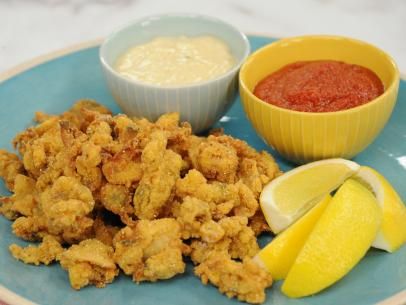 Food Network The Kitchen, Clams Recipe, Sunny Anderson, Fried Clams, Seafood Seasoning, Clam Recipes, Cooking Channel, Sea Food, Fried Food