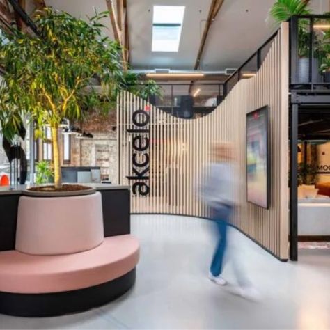 #WorkspaceoftheWeek is Akcelo's unique and flexible workspace in Sydney.

Award-winning advertising agency Akcelo delivers exceptional work for companies like Mcdonald's, TikTok and Netflix, and within two years of launching, the company's team grew to over 130 staff. 

Cachet Group was tasked with designing the offices to match the business values and culture and to further ignite the high-performance, collaborative culture Akcelo worked so hard to build. Advertising Office, Tiered Seating, Office Plants, Office Snapshots, Work Culture, Workplace Design, Retail Design Blog, Inspiring Spaces, Under Stairs