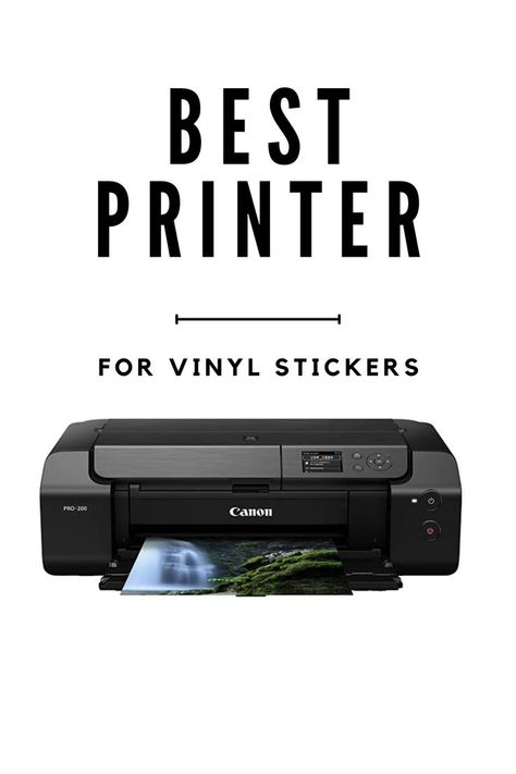 Photo of a printer on a white background Best Sticker Printer, Best Printer For Stickers, Best Inkjet Printer, Best Laser Printer, Printer Sticker, Best Printer, Vinyl Printer, Transparent Labels, Clear Vinyl Stickers