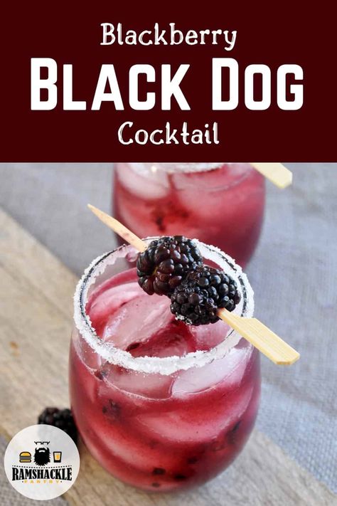 Dog Inspired Cocktails, Greyhound Cocktail, Blackberry Cocktail, Dog Cocktail, Blackberry Drinks, Berry Cocktail, Pantry Recipes, Gin Tasting, Mocktail Recipes