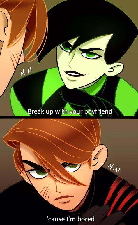 Kim And Ron, Disney Gender Bender, Cartoon As Anime, Kim Possible, Foto Poses, Cartoon Crossovers, K Drama, Old Cartoons, Gay Art