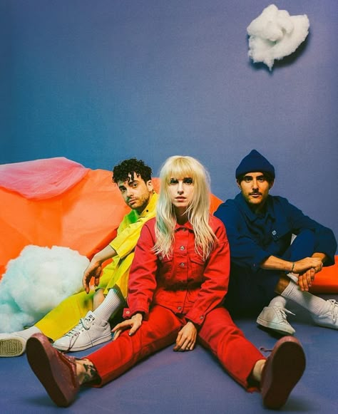 Paramore After Laughter Aesthetic, After Laughter Paramore, Paramore After Laughter, Paramore Band, Kim Gordon, Band Photoshoot, Hayley Paramore, Taylor York, Paramore Hayley Williams