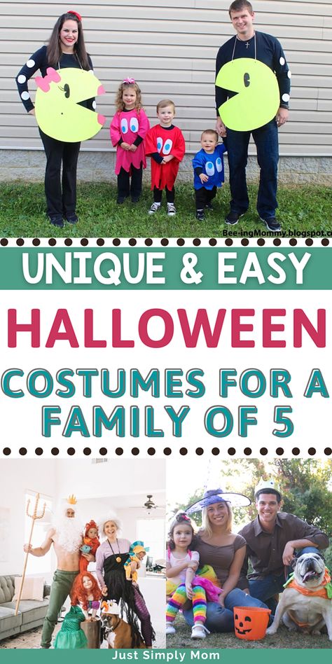 Halloween Customes For Family Of 4, Family Halloween Ideas Costumes, Family Costumes Family Of 5, Diy Halloween Costumes For Family Of 3, Costumes For Family Of 5 Halloween, 6 Family Halloween Costumes, Family If 5 Halloween Costume, Good Family Halloween Costumes, Family 5 Costume Ideas