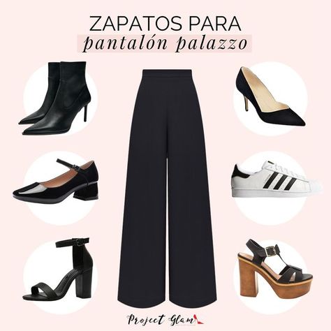 Pant Style Palazzo Design, Jeans A Palazzo Outfit, Pantalon Palazzo Outfits Tenis, Outfit Palazzo, Pantalon Palazzo Outfits, Palazzo Outfit, Jean Outfits, Trousers, Shoe Bag