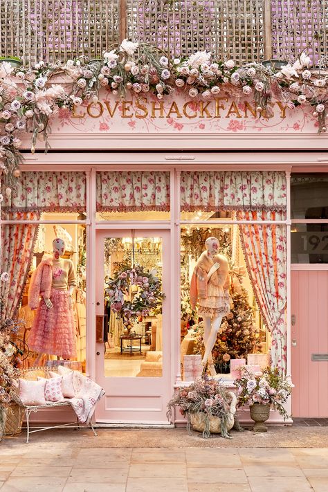 LoveShackFancy - Women's lifestyle and travel inspired clothing Loveshack Fancy, Love Shack Fancy, Boutique Ideas, Wallpaper Love, Boutique Interior, English House, West Village, Store Front, English Countryside