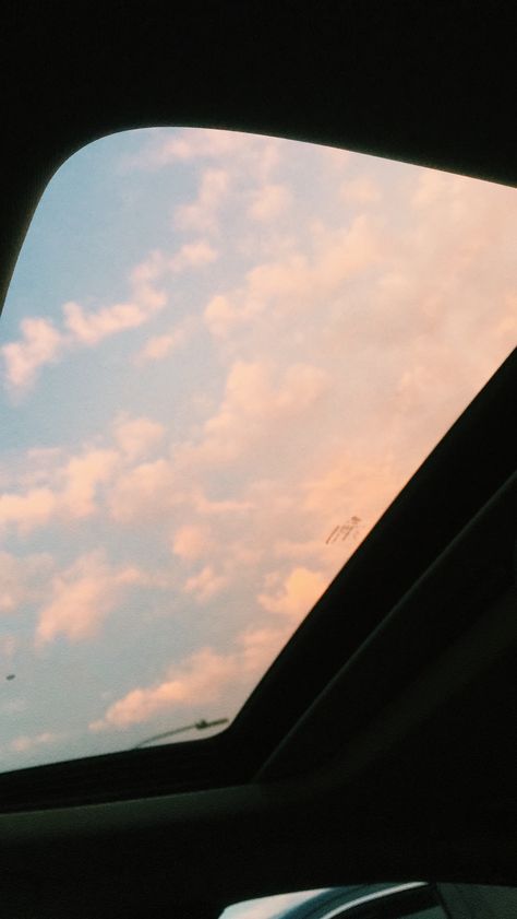 Golden sunset through a car sunroof Sunroof Car Snap, Sunroof Snap, Sunroof Car Aesthetic, Sunroof Car, Strawberry Things, Mumbai City, Sun Roof, Instagram Creative Ideas, Luxurious Cars