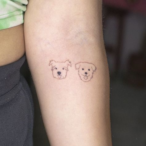 Tattoo Perro, Small Dog Tattoos, Pug Tattoo, Sisters Tattoo, Astrology Tattoo, Nail Tattoo, Aesthetic Tattoo, Elegant Tattoos, Dog Tattoo