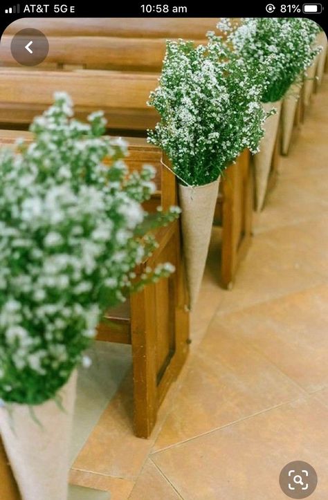 Wedding Aisle Decoration, Wedding Church Aisle, Church Aisle, Wedding Church Decor, Church Wedding Flowers, Pew Ends, Church Wedding Decorations, Aisle Flowers, Wedding Church