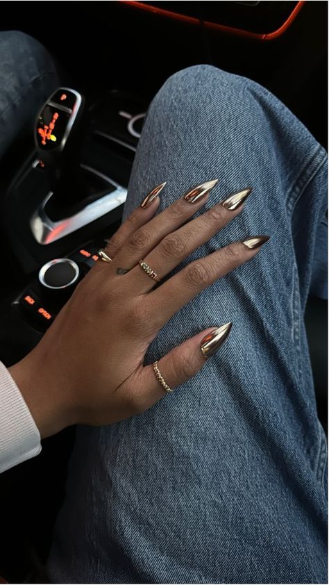 Fall in love with the deep allure of obsidian-inspired nail designs! ⚫️🖤 #ObsidianObsession #DeepBeauty #NailArtInspo Fall Chrome Nail Designs, Dark Holiday Nails, Fall Nail Inspo 2024, Black Chrome Nails, Black Manicure, Black Nail Art, Chrome Nails Designs, Chrome Nails, Black Nails