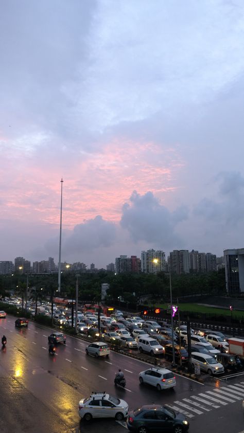 blue sky, pink sky, nerul, navi mumbai Navi Mumbai Aesthetic, Navi Mumbai Snapchat, Mumbai Snap, Aesthetic Outfits Plus Size, Jumma Mubarak Beautiful Images, Sky Pink, Navi Mumbai, Morning View, Orange Sky