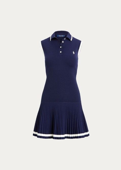 #fashion #itgirl #outfit #stargirl Mode Tennis, Golf Dress, Ralph Lauren Golf, French Dress, Golf Dresses, Tennis Fashion, French Navy, Mua Sắm, Polo Golf