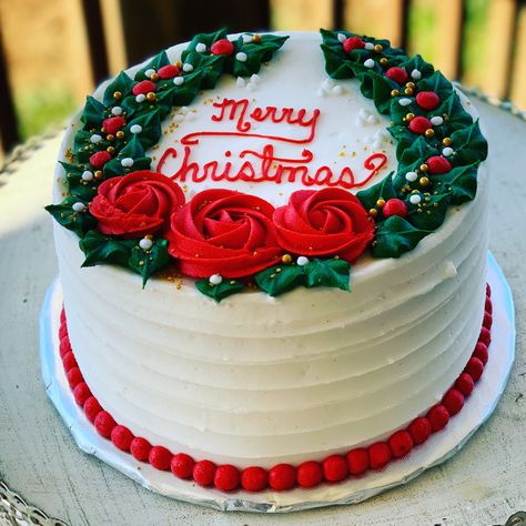 Cake Decorating Ideas Christmas, Christmas Cake Decorating Ideas, Christmas Cake Decorating, Tårta Design, Decorating Ideas Christmas, Christmas Cakes Easy, Christmas Themed Cake, Christmas Cake Designs, Lights Decor